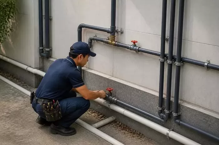 高雄行政大樓全戶軟水安裝工程｜地下室機房｜添源淨水案例