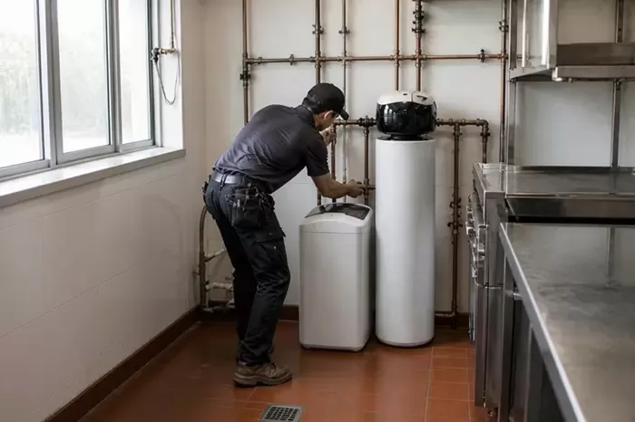 高雄餐廳廚房軟水安裝工程｜添源淨水案例