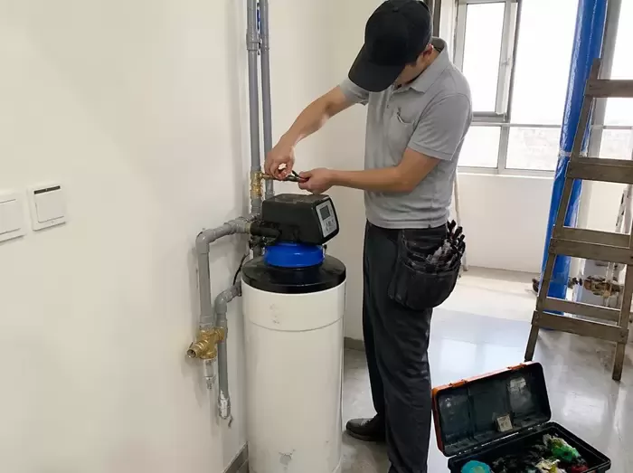 高雄公寓廚房全戶軟水安裝工程｜添源淨水案例